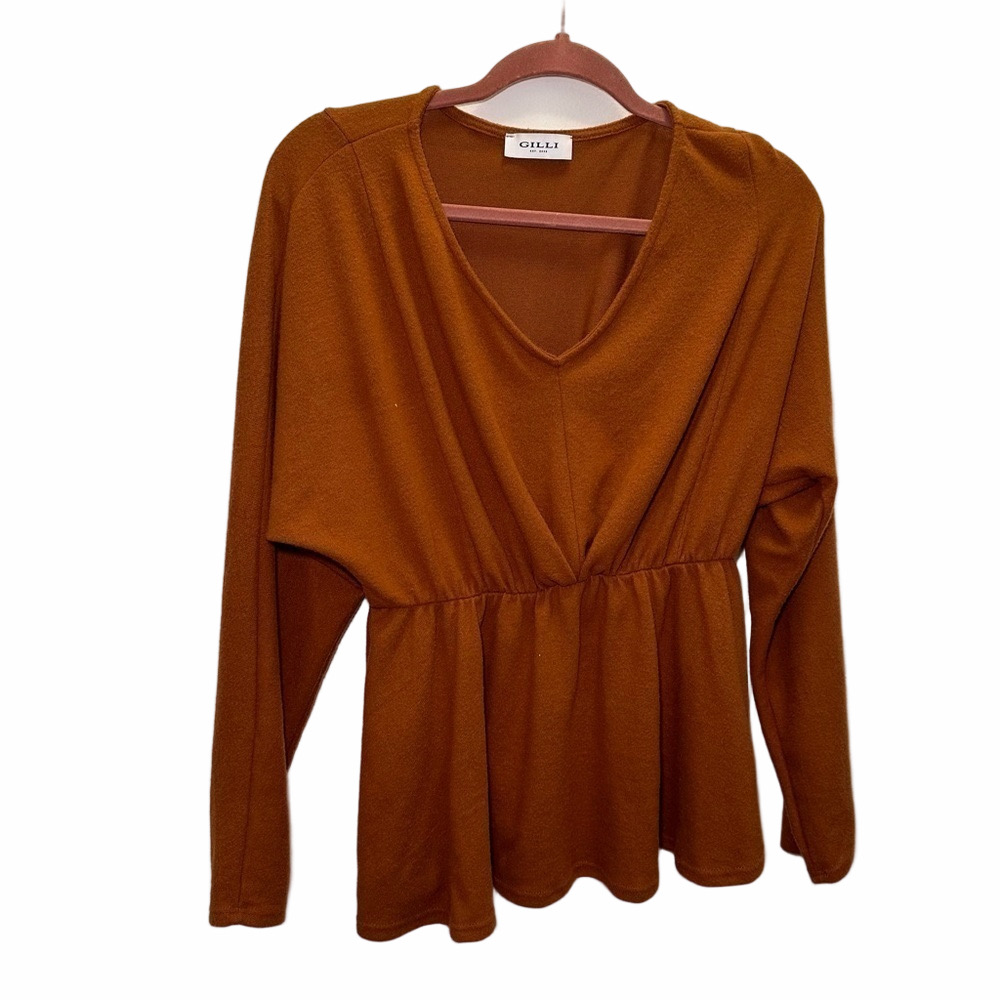 Filly Flair Rusty Orange Sweater Size Medium